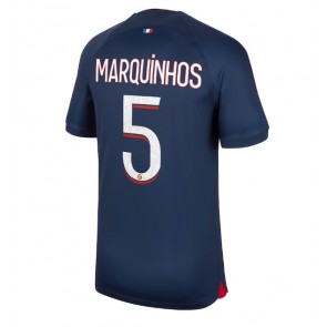 Paris Saint-Germain Marquinhos #5 Koszulka Podstawowych 2023-24 Krótki Rękaw